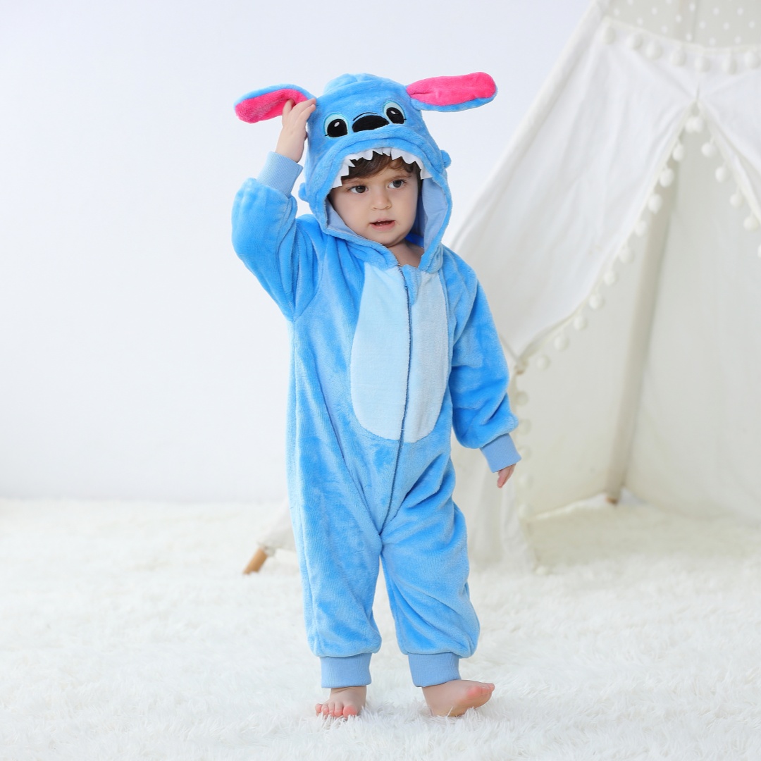 Spiderman Jumpsuit Kids - Kigurumi Stitch dla niemowląt, kombinezon z