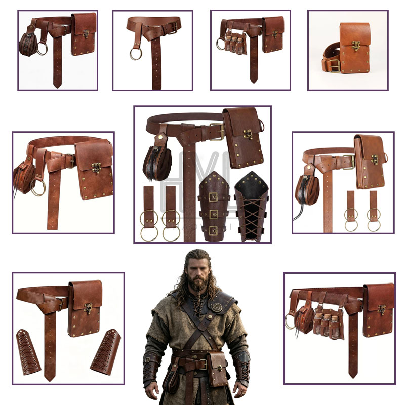 Costumes - Zestaw akcesoriów w stylu średniowiecznym, inspirowanych