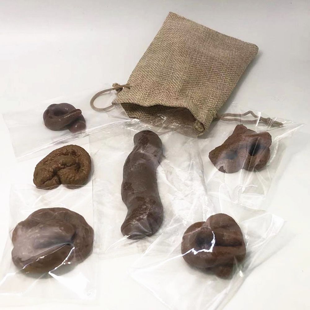Fake Poop Gag Gift - 6 szt. Zabawki żartobliwe, gadżety, gniotki