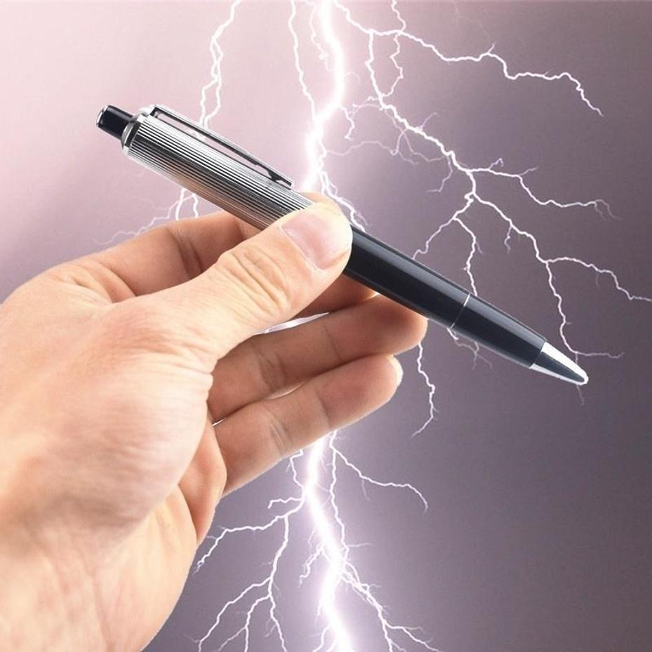 Shock Pen Prank Toy - 1 szt. Kreatywny długopis z zabawnym