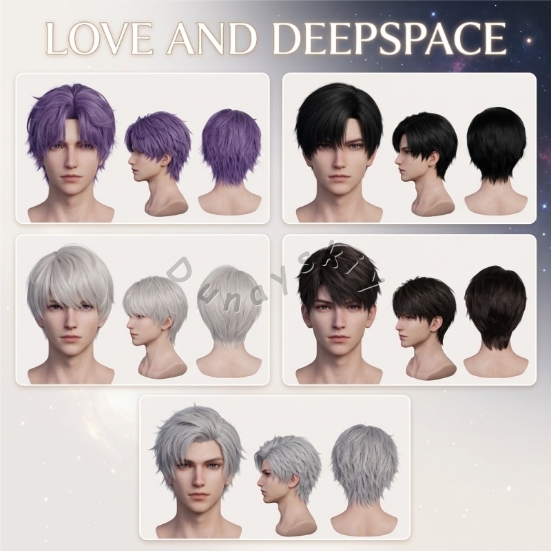 Anime Cosplay Wig Heat Resistant - Peruka z gry Love And Deepspace