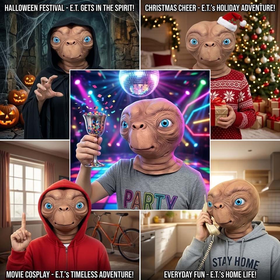 Realistyczna lateksowa maska o – Latex Alien Mask Realistic recenzja i cena