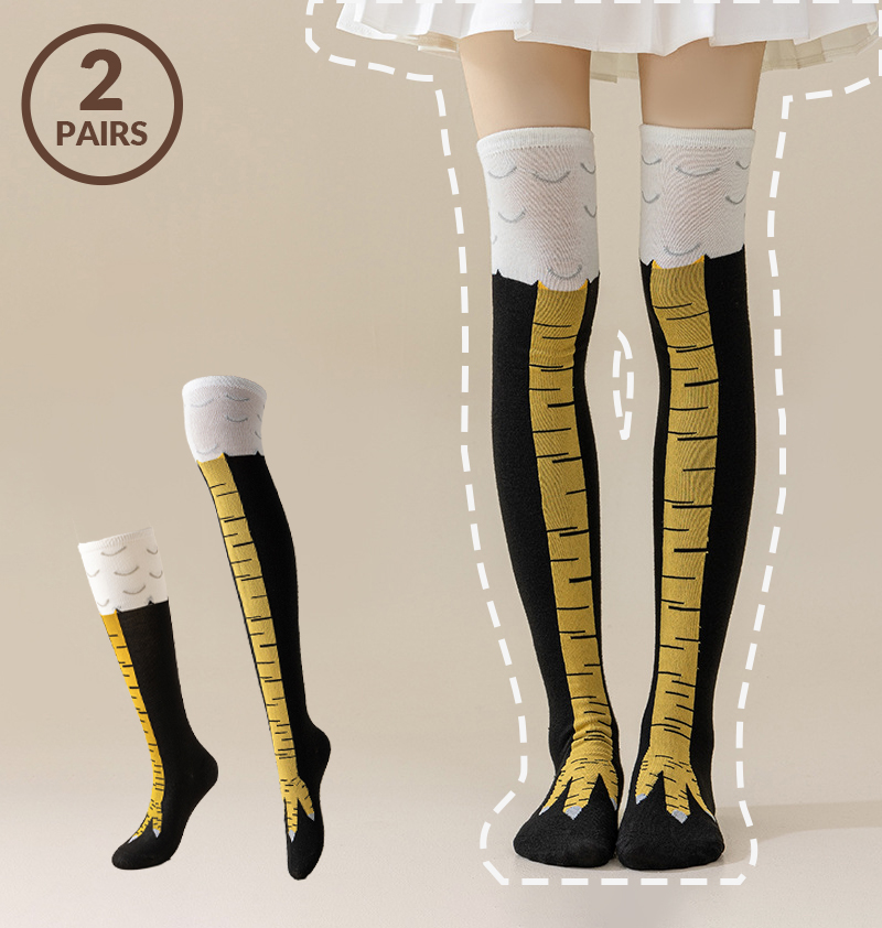 Śmieszne skarpety męskie 3D z  – Funny Chicken Leg Socks recenzja i cena