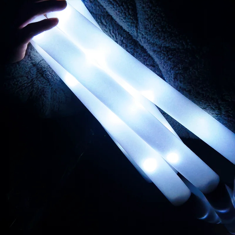 30Pcs LED Foam Sticks White Li – Flashing Led Foam Sticks Party recenzja i cena