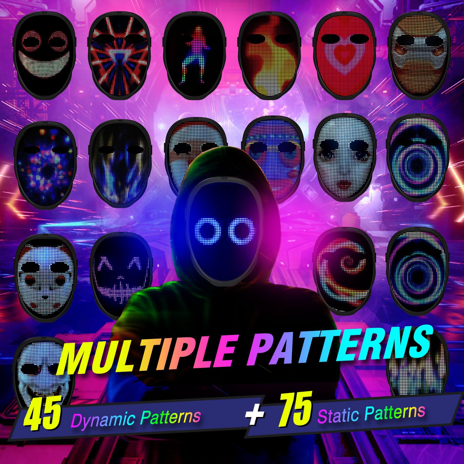 Party LED Light up Mask Gestur – Led Purge Mask Halloween recenzja i cena