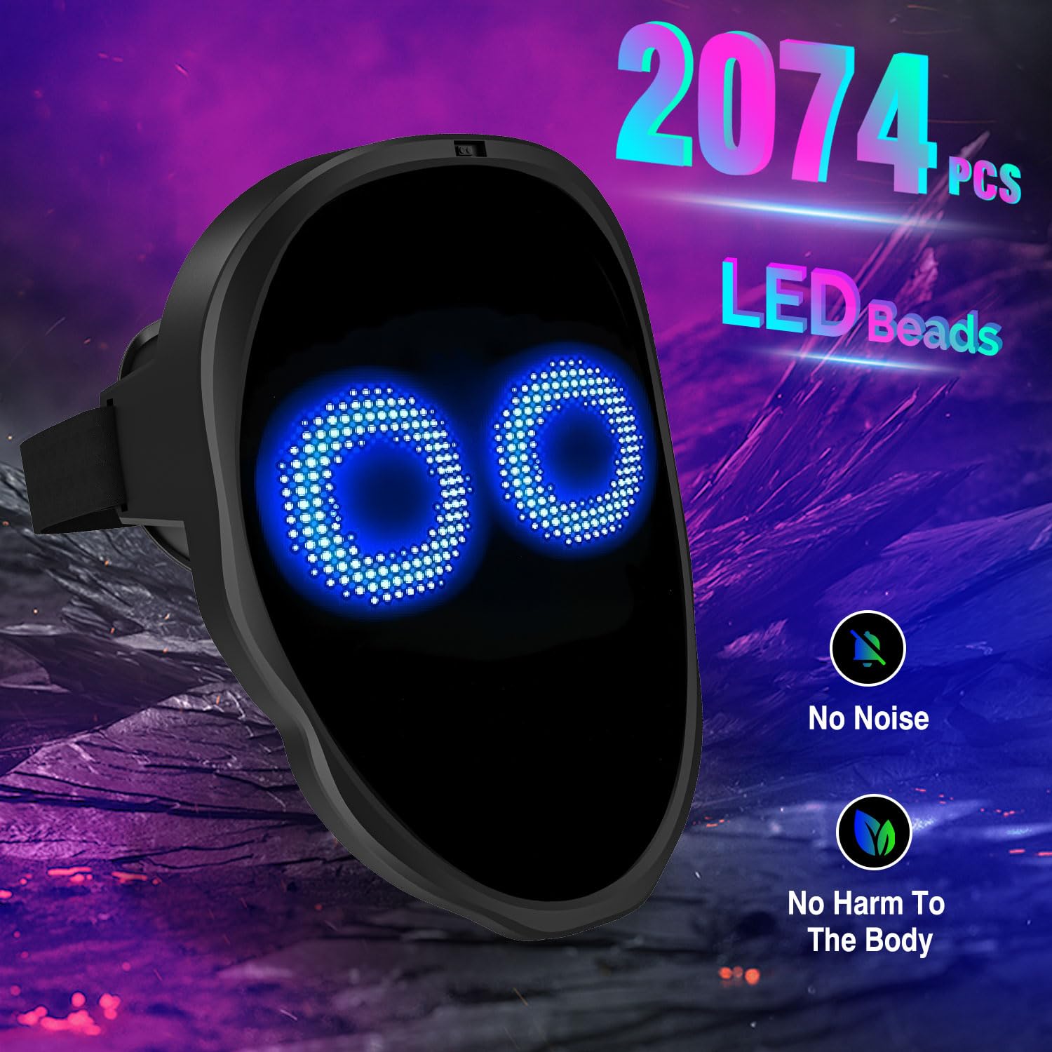 Party LED Light up Mask Gestur – Led Purge Mask Halloween recenzja i cena