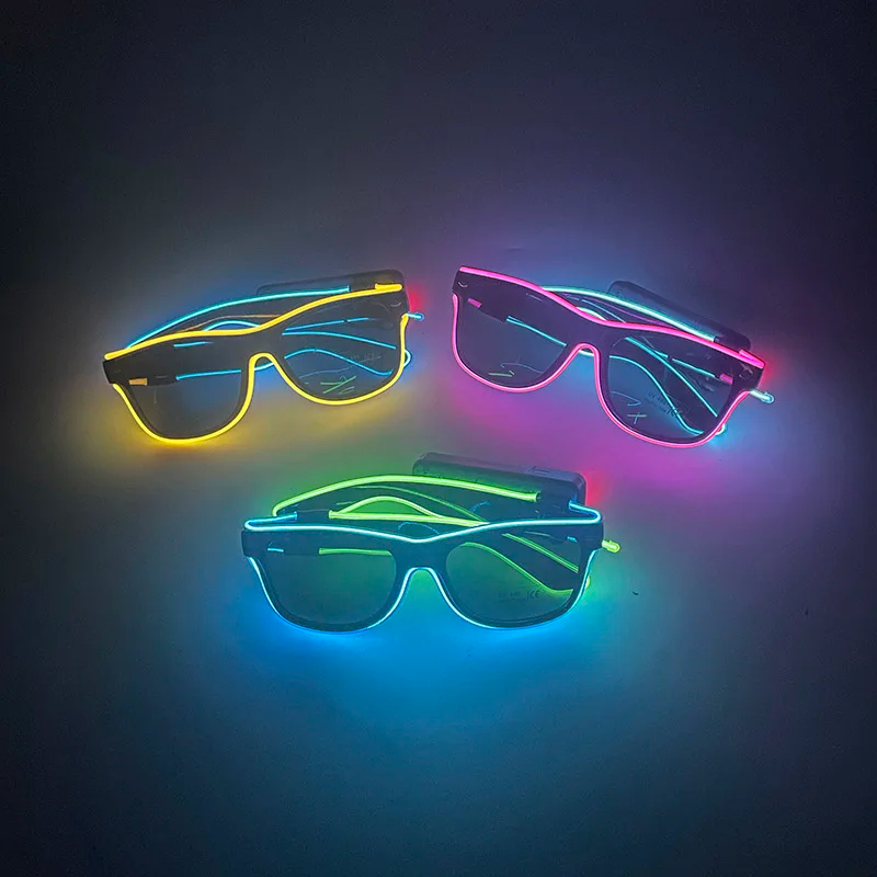 Nowe, fajne, bezprzewodowe, św – Glow In The Dark Party Glasses recenzja i cena