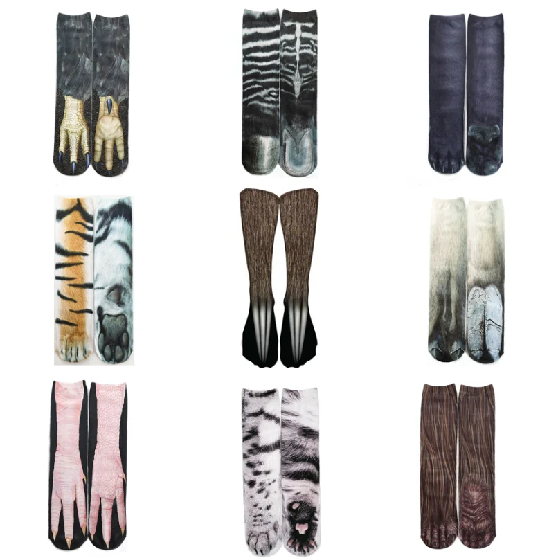 Śliczne skarpetki z nadrukiem  – Funny Chicken Leg Socks recenzja i cena