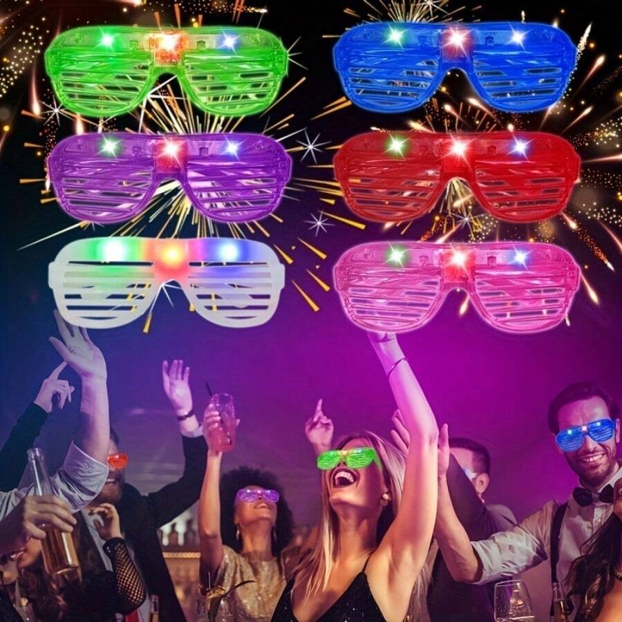 10-50 SZTUK Okulary LED Podświ – Glow In The Dark Party Glasses recenzja i cena