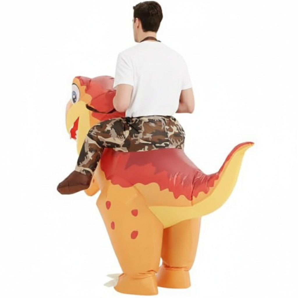 Kostium dmuchany dinozaura T-R – Inflatable Dinosaur Costume Adult recenzja i cena