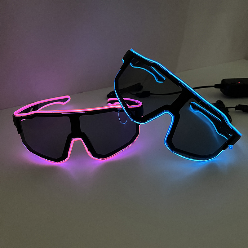 Fajne wiatroodporne okulary LE – Glow In The Dark Party Glasses recenzja i cena