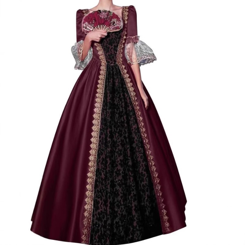 S‑5XL Damska Nowa Suknia Średn – Medieval Renaissance Dress Women recenzja i cena
