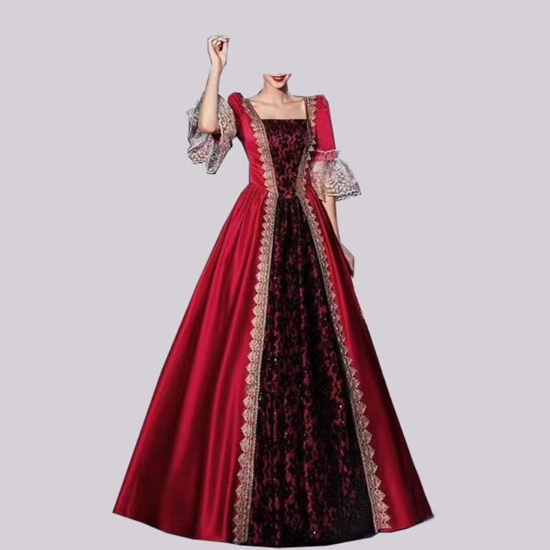 S‑5XL Damska Nowa Suknia Średn – Medieval Renaissance Dress Women recenzja i cena