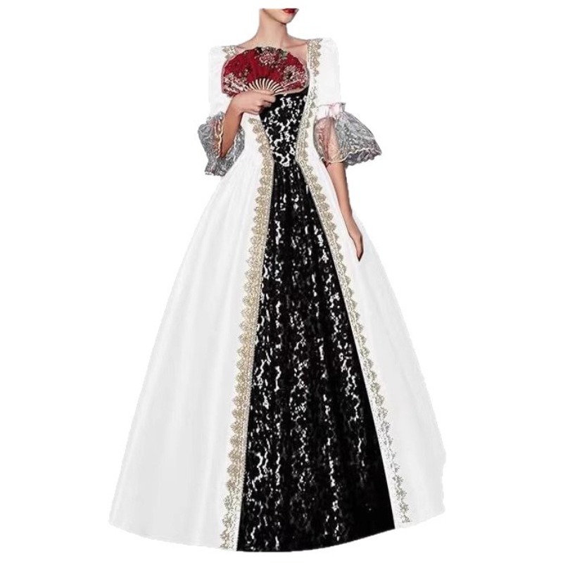 S‑5XL Damska Nowa Suknia Średn – Medieval Renaissance Dress Women recenzja i cena