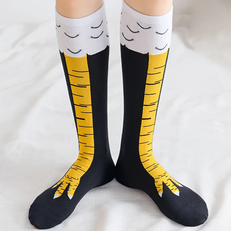 1/5/15 Par Damskich Podkolanów – Funny Chicken Leg Socks recenzja i cena