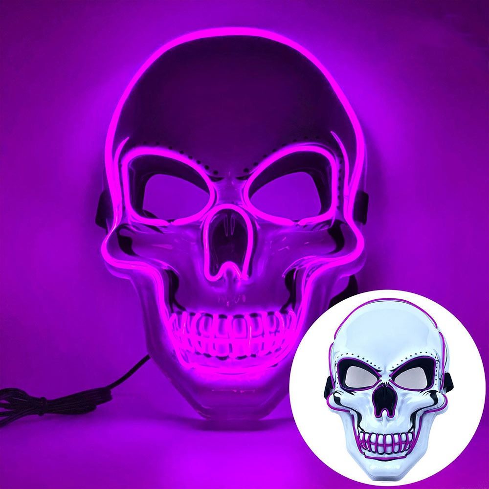 Maska czaszki LED na Halloween – Led Purge Mask Halloween recenzja i cena