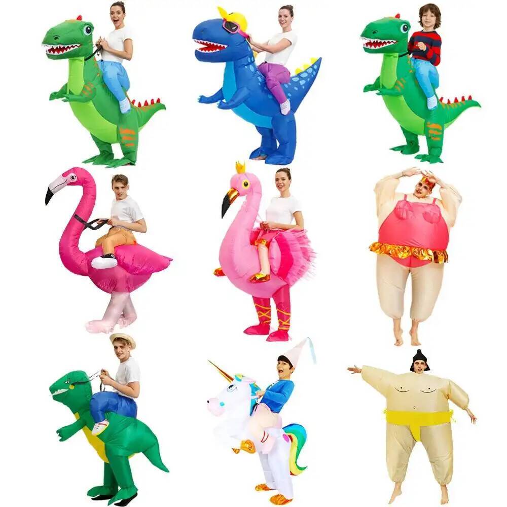 Stroje na imprezę HOT, kostium – Inflatable Dinosaur Costume Adult recenzja i cena