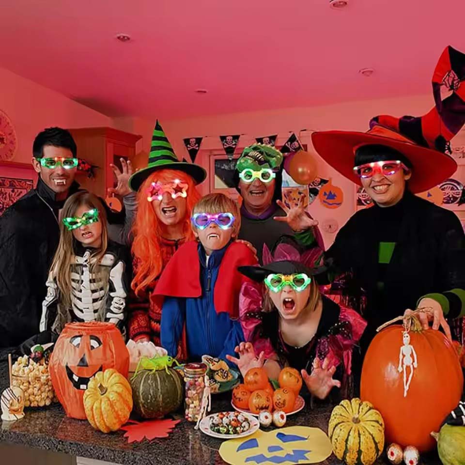 10/20/30/40/50 szt. Okulary LE – Glow In The Dark Party Glasses recenzja i cena