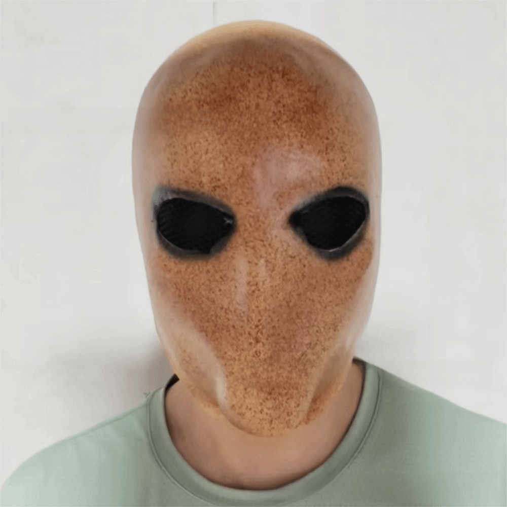 Maska Bez Twarzy Halloween Sle – Latex Alien Mask Realistic recenzja i cena