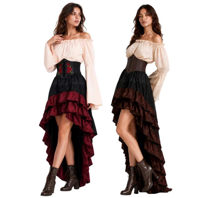 Halloweenowa średniowieczna re – Medieval Renaissance Dress Women recenzja i cena