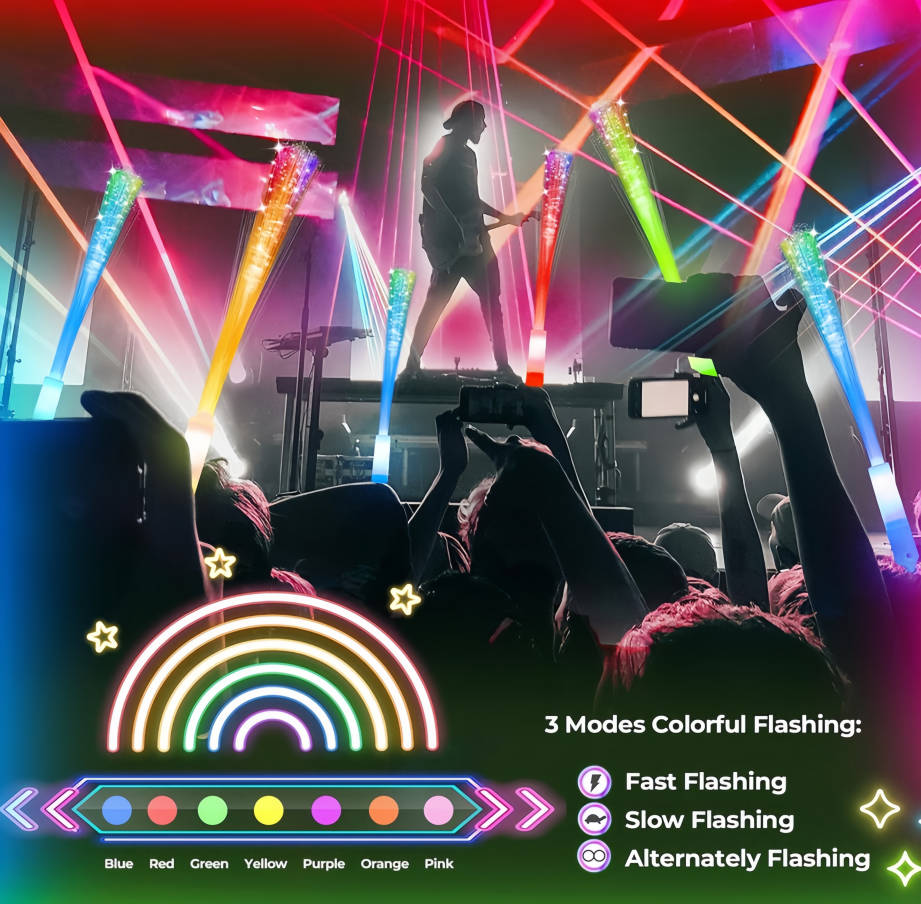 24-200 szt. Świecące pałeczki  – Glow In The Dark Party Glasses recenzja i cena