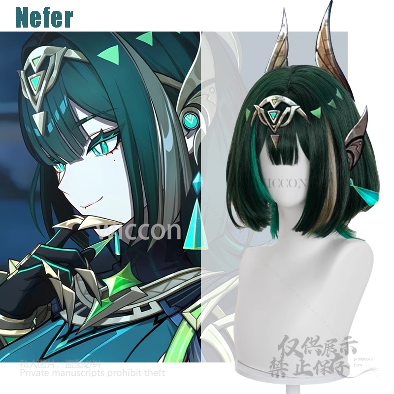 Anime Gra Genshin Impact Nowa  – Anime Cosplay Wig Heat Resistant recenzja i cena